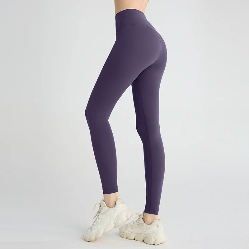 Hot Sale Yoga Leggings Women High Waisted Hip Lifting Fitness Leggings Running Cycling Pants Breathable Sports Leggings