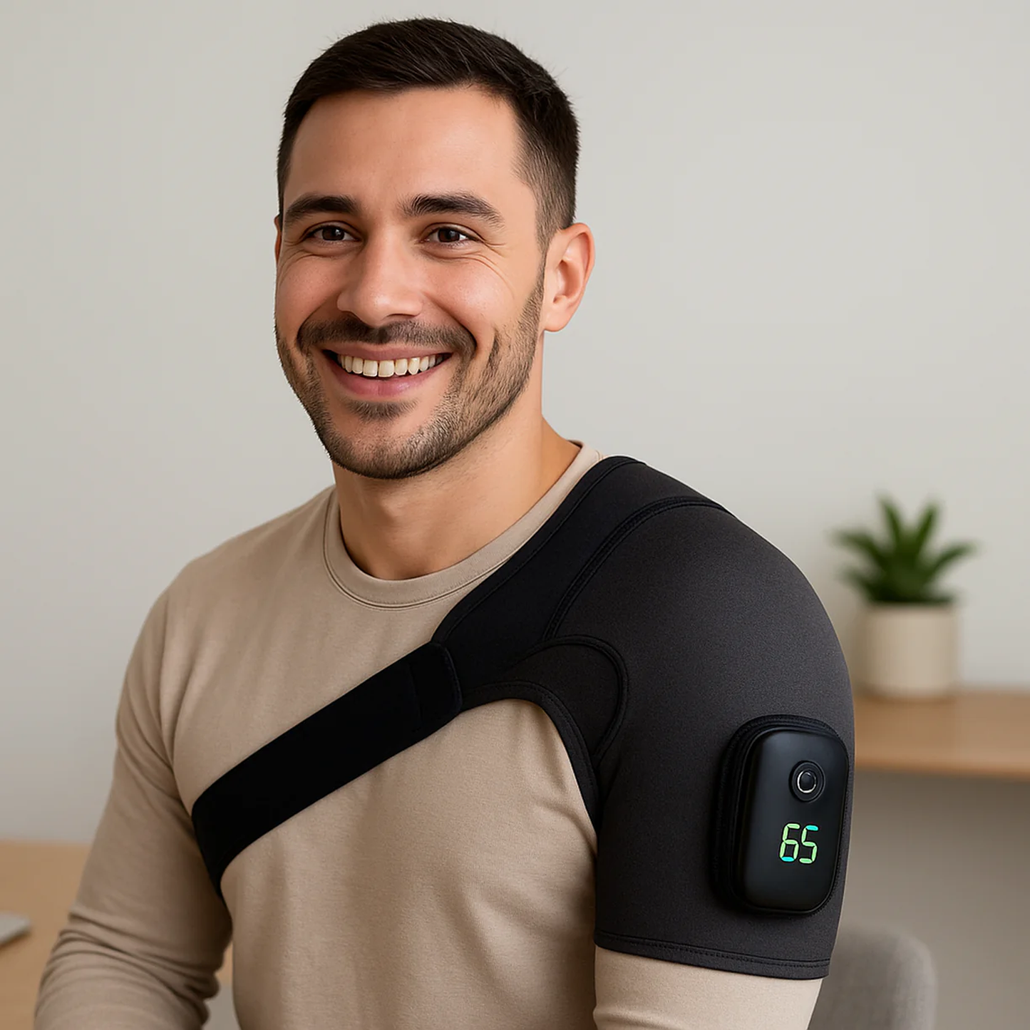 ThermaVibe Pro™ – Rechargeable Heat Shoulder Massager