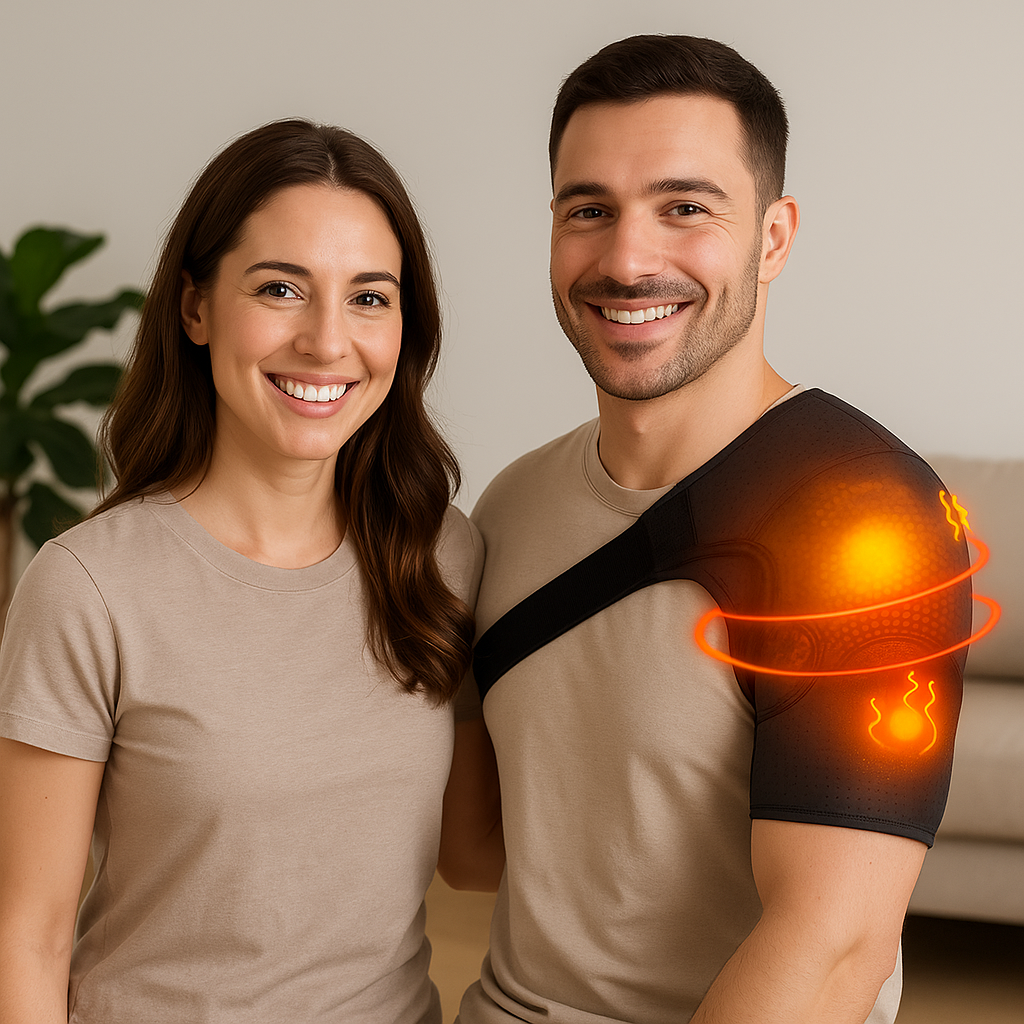 ThermaVibe Pro™ – Rechargeable Heat Shoulder Massager
