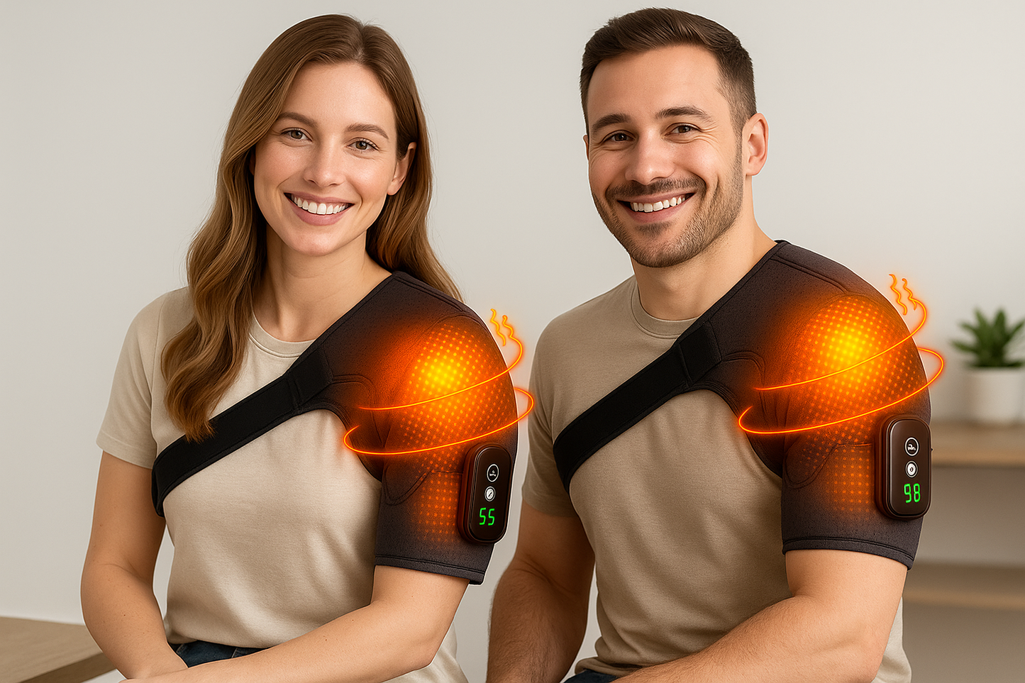 ThermaVibe Pro™ – Rechargeable Heat Shoulder Massager