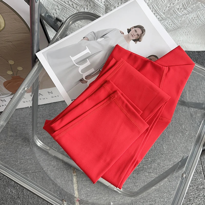 Hot Sale Yoga Leggings Women High Waisted Hip Lifting Fitness Leggings Running Cycling Pants Breathable Sports Leggings