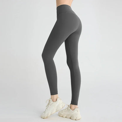Hot Sale Yoga Leggings Women High Waisted Hip Lifting Fitness Leggings Running Cycling Pants Breathable Sports Leggings
