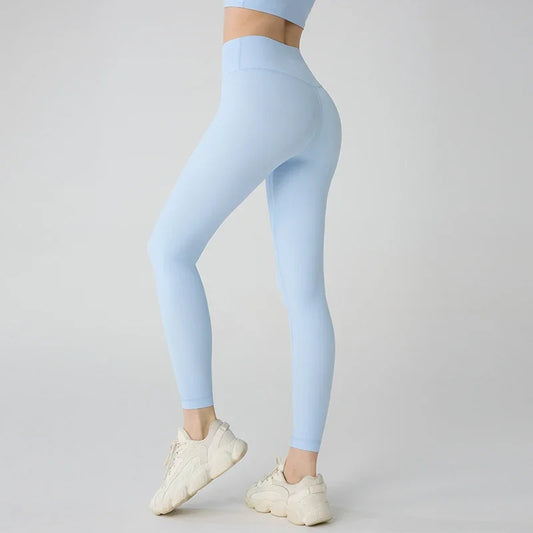 Hot Sale Yoga Leggings Women High Waisted Hip Lifting Fitness Leggings Running Cycling Pants Breathable Sports Leggings