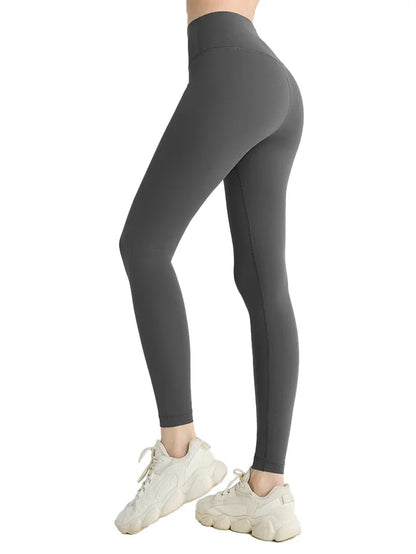 Hot Sale Yoga Leggings Women High Waisted Hip Lifting Fitness Leggings Running Cycling Pants Breathable Sports Leggings